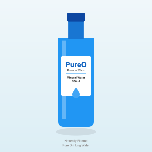 PureO Premium Mineral Water 500ml